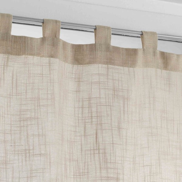 Smeđe prozirne zavjese u setu 2 kom 60x90 cm Haltona – douceur d'intérieur-image-1