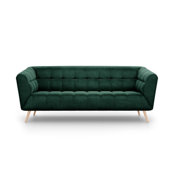 Tamnozelena sofa od baršuna Interieurs 86 Étoile, 210 cm