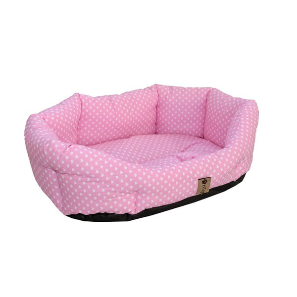 Krevet od ružičastog pamuka 75x60 cm Pinky - Petsy