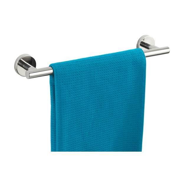 Zidni držač za ručnike od nehrđajućeg čelika u sjajno srebrnoj boji Bosio – Wenko-image-3