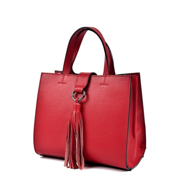 Luisa Vannini Rosso crvena kožna torbica-image-2