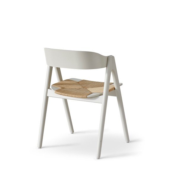 Bež blagovaonska stolica od bukovog drveta sa sjedištem od ratana Findahl by Hammel Mette-image-3