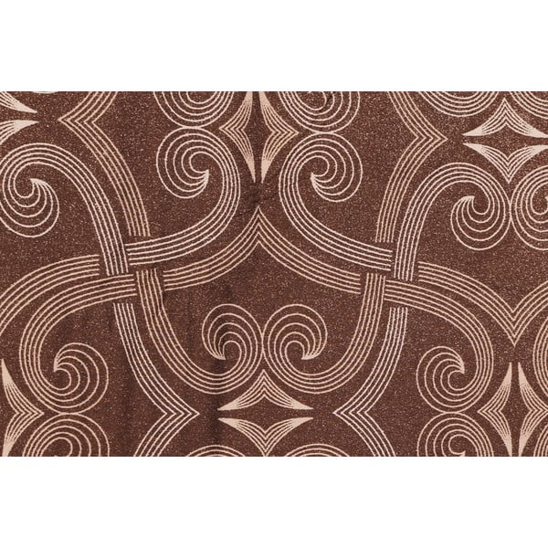 Smeđa posteljina za bračni krevet od pamučnog satena 200x200 cm Pandora – Mijolnir-image-3