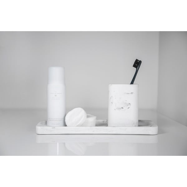 Bijelo-sivi kupaonski pladanj Wenko Desio-image-1