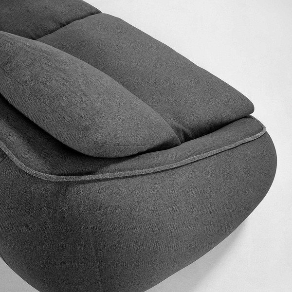 Tamno siva sofa Kave Home Safira, 200 cm-image-1
