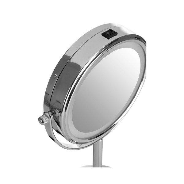 Kozmetičko ogledalo s osvjetljenjem/povećavajuće (s povećanjem 2x) ø 15 cm Cassini – Premier Housewares-image-4