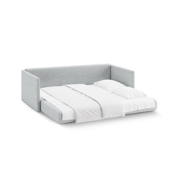 Svijetlo siva sklopiva sofa od šenila 209 cm Shannon – Cosmopolitan Design-image-3