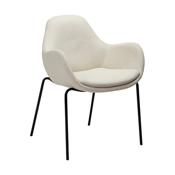 Krem fotelja od bouclé tkanine Zimmer – DAN-FORM Denmark