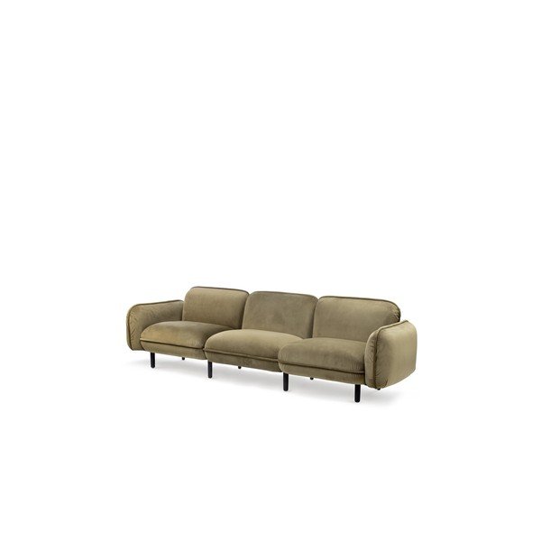Zelena baršunasti sofa 264 cm Bean – EMKO-image-2