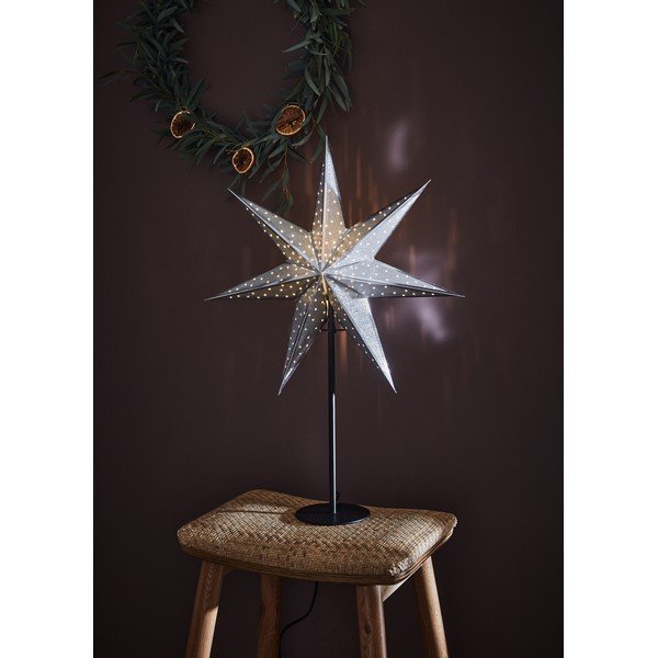 Svjetlosni ukras s božićnim motivom u srebrnoj boji ø 45 cm Glitter – Markslöjd-image-1