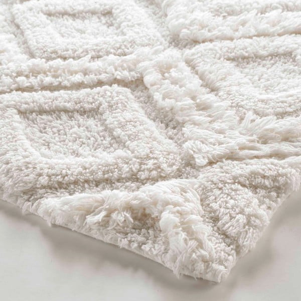 Bijela kupaonska prostirka 50x80 cm Ikatis – douceur d'intérieur-image-2