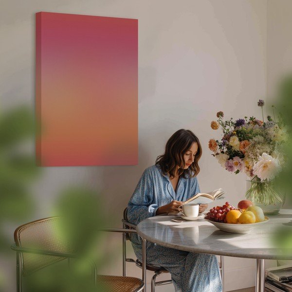 Tiskana slika na platnu 70x100 cm Pink Aura – Styler-image-1