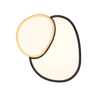 Crna/u zlatnoj boji LED stropna svjetiljka 36x43.5 cm Rise – Trio