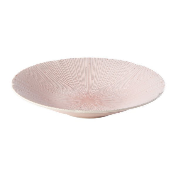 Ružičasti keramički tanjur za tjesteninu ø 24,5 cm ICE PINK - MIJ