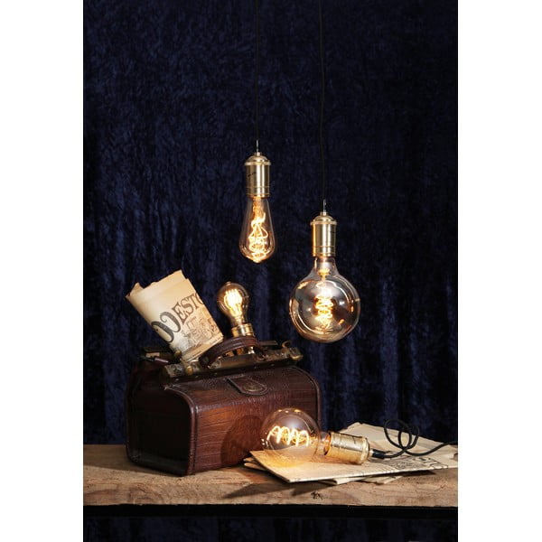 Sa žarnom niti žarulja s mogućnosti zatamnjivanja s toplim svjetlom E27, 3 W Spiral Filament – Star Trading-image-1