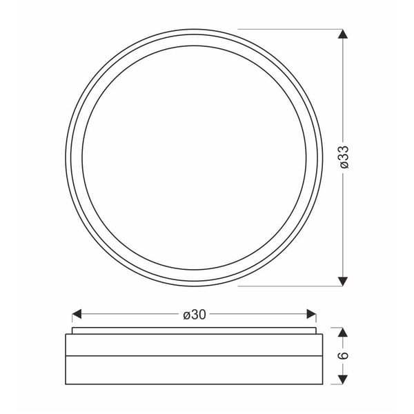 Bijela/u zlatnoj boji LED stropna svjetiljka ø 33 cm Florida – Candellux Lighting-image-3