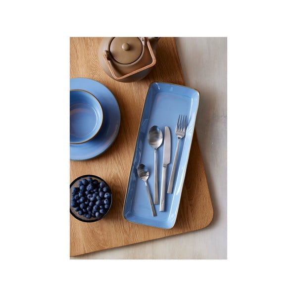 Željezan pribor 16 kom u mat srebrnoj boji – Bitz-image-4