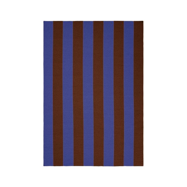 Plavi/smeđi ručno rađen tepih od mješavine vune 200x300 cm Sissel – Jotex