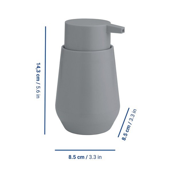 Sivi plastičan dozator sapuna 360 ml Vara – Allstar-image-1