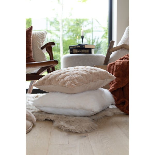 Ukrasni jastuk od mikropliša 45x45 cm Rava – Tiseco Home Studio-image-2