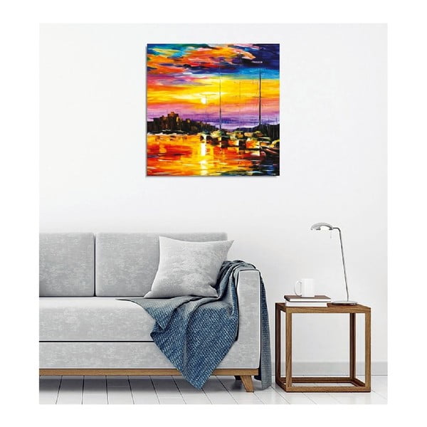 Zidna reprodukcija na platnu Leonid Afremov, 45 x 45 cm-image-2