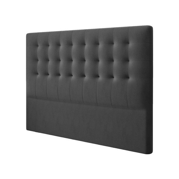 Tamno sivo baršunasto uzglavlje Windsor &amp; Co Sofas Athena, 180 x 120 cm-image-2