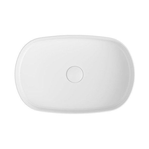 Bijeli keramički sudoper Sapho Infinity Oval, 55 x 36 cm-image-2