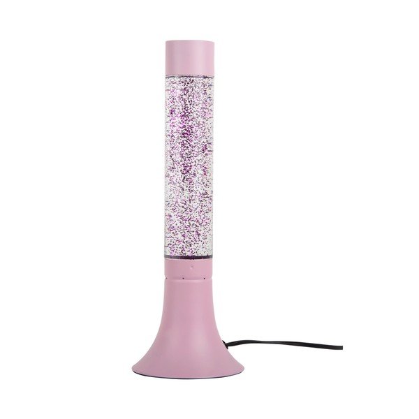 Ružičasta stolna lampa sa staklenim sjenilom (visina 37,5 cm) Astro Glittler – Leitmotiv