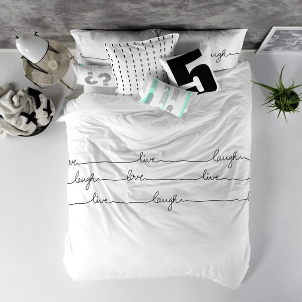 Pamučna navlaka za poplun Blanc Live, 140 x 200 cm-image-2