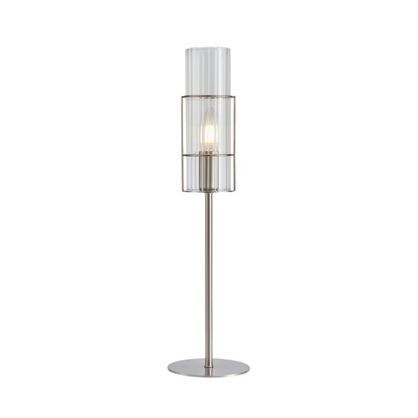 Stolna lampa srebrne boje (visina 50 cm) Tubo - Markslöjd