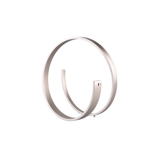 Siva LED stolna lampa s metalnim sjenilom (visina 45 cm) Cinardi – CINQUE-image-1