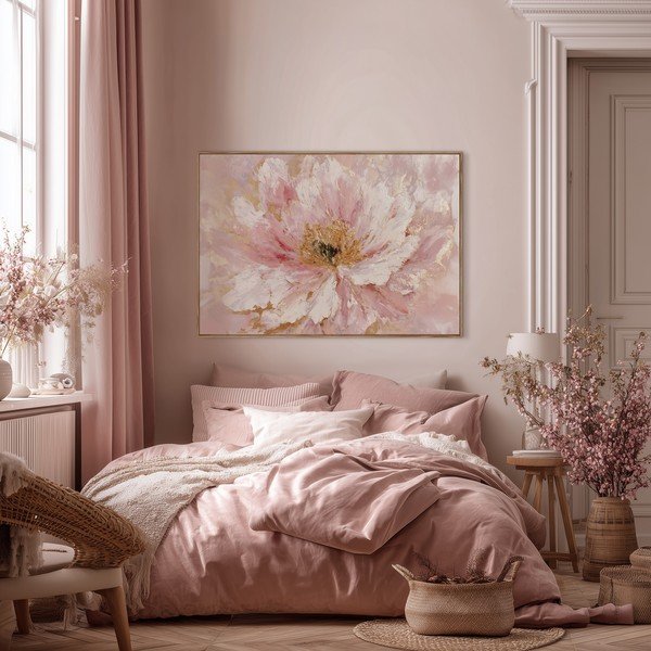 Tiskana slika s okvirom/na platnu 100x70 cm Floral Whispers – Styler-image-3