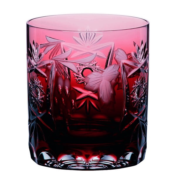 Crvena kristalna čaša za viski Nachtmann Traube Whisky Tumbler Copper Ruby, 250 ml