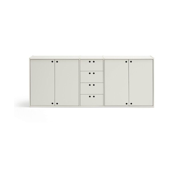 Krem komoda 197x80x40 cm Wally – Teulat