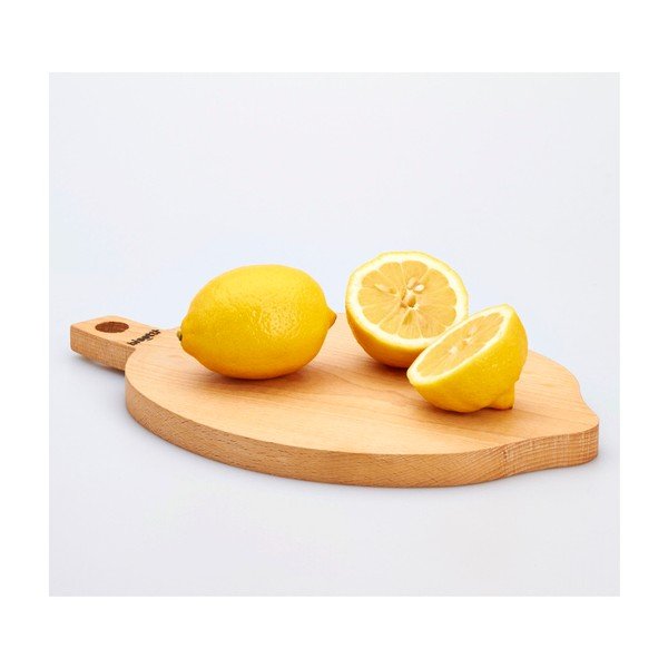 Daska za rezanje od drva bukve Bisetti Lemon, 21 x 34 cm-image-1