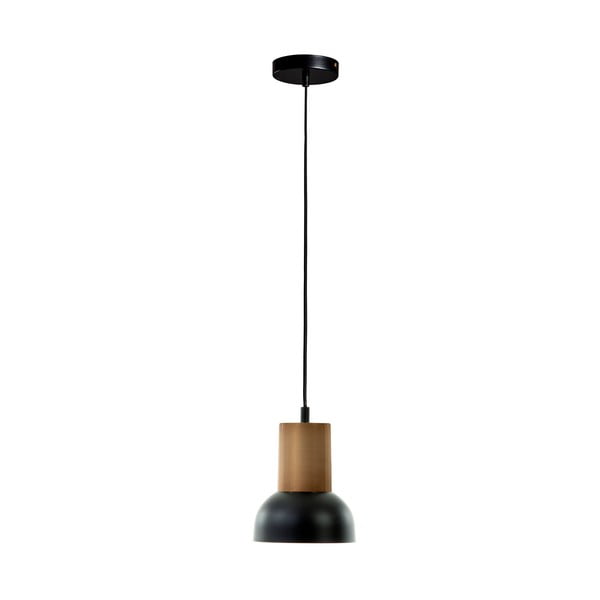 Crna viseća svjetiljka Kave Home Amina, visina 15 cm