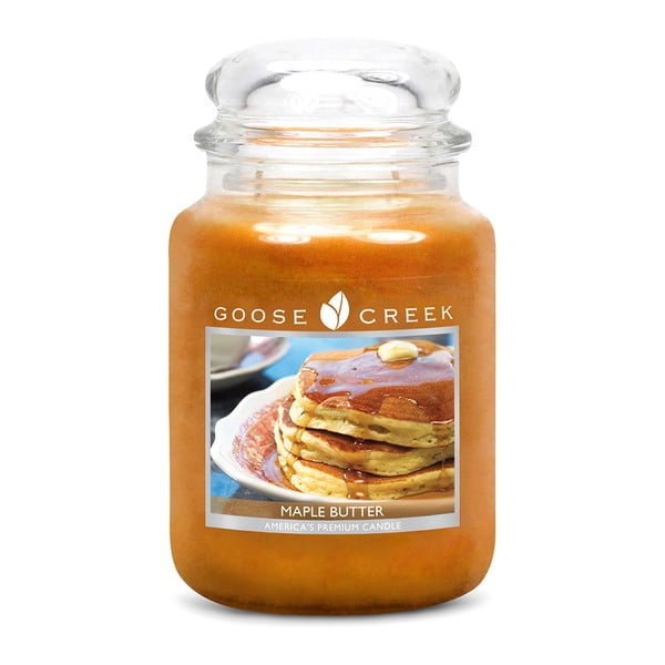 Mirisna svijeća u staklenoj posudi Goose Creek Maple Butter, gori 150 sati