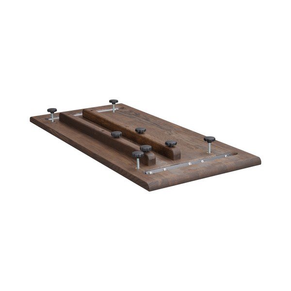 Dodatna ploča za stol od punog hrasta 95x45 cm Clapperton – Rowico-image-4