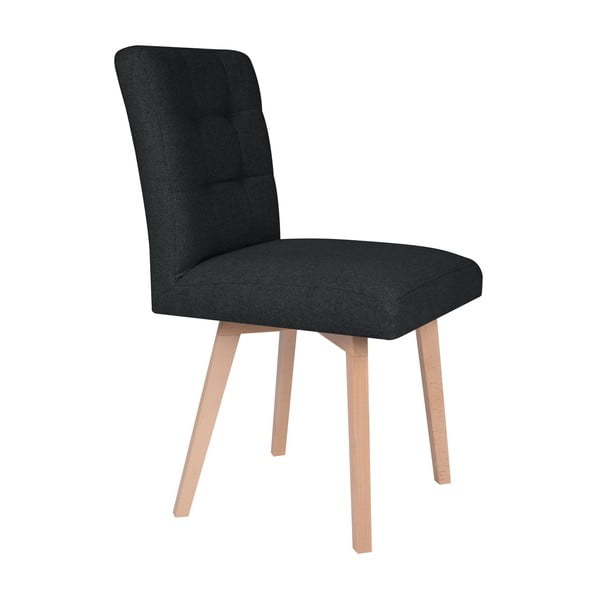 Crna blagovaona stolica Mazzini Sofas Tulip-image-1