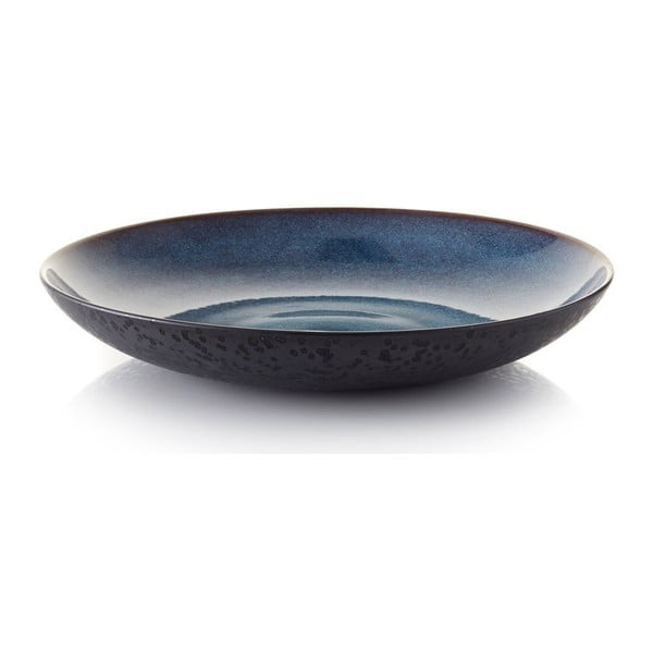 Crna/plava zdjela od kamenine ø 40 cm Gastro Dark Blue/Black – Bitz