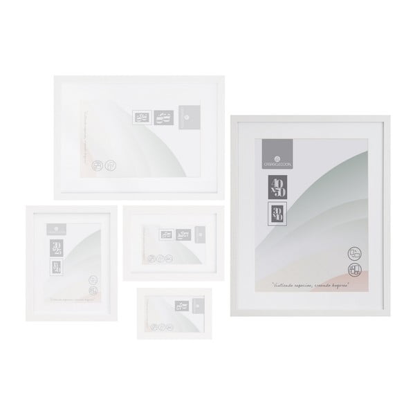 Bijeli viseći okvir 42x52 cm Sencillo – Casa Selección-image-1