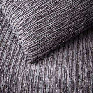 Siva posteljina za bračni krevet 200x200 cm Allure Sparkle – Catherine Lansfield