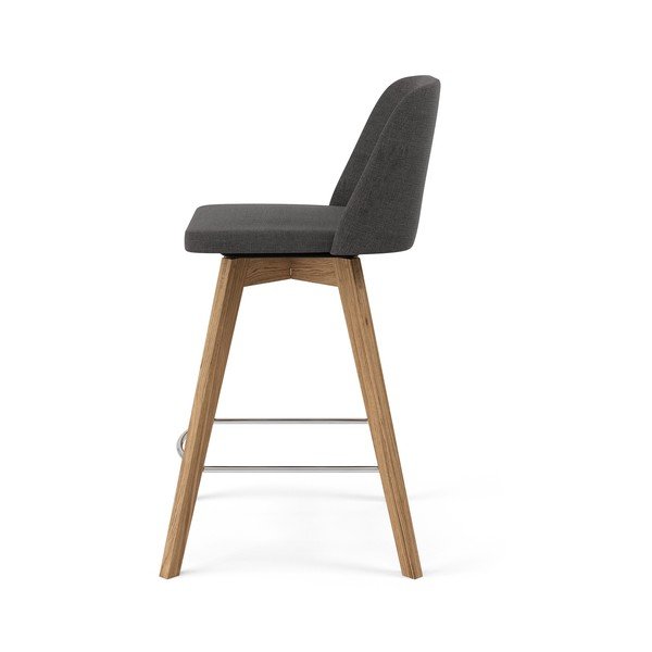 Set od 2 sive barske stolice Tenzo Tom, visina 89 cm-image-2