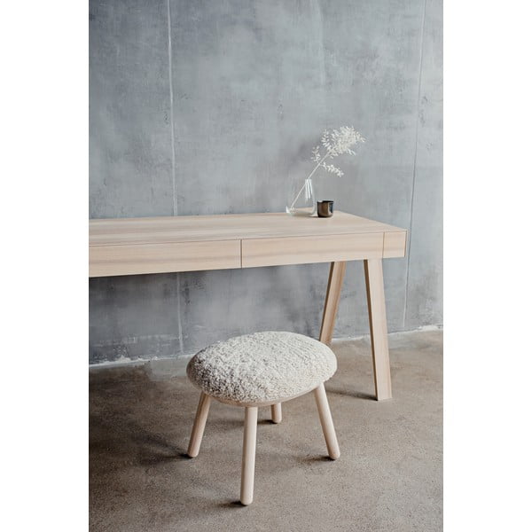 Radni stol od jasenovog drveta EMKO 4.9, 140 x 70 cm-image-1