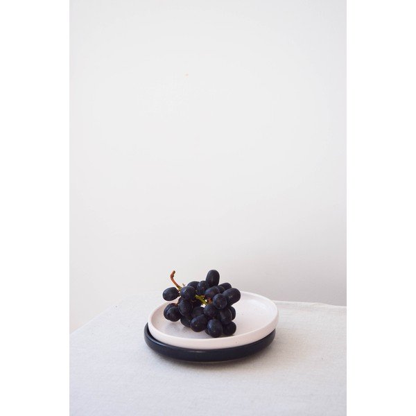 Crni zemljani desertni tanjur ÅOOMI Luna, ø 17 cm-image-4