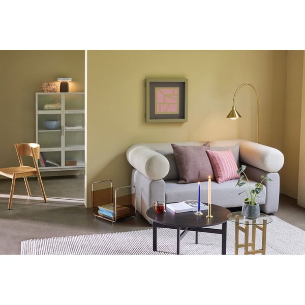 Okrugao pomoćni stol sa staklenom pločom stola ø 40 cm Elevate – Hübsch-image-3