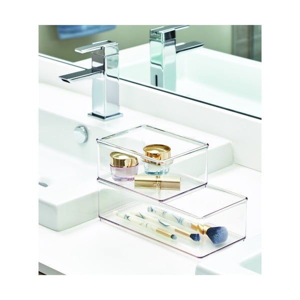 Prozirna kutija za odlaganje iDesign The Home Edit, 11,9 x 24 cm-image-4