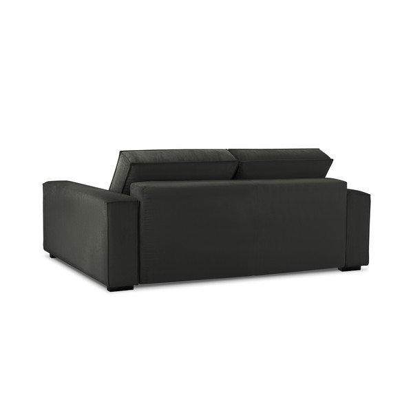 Kauč na razvlačenje od crnog samta Mazzini Sofas Azalea-image-3
