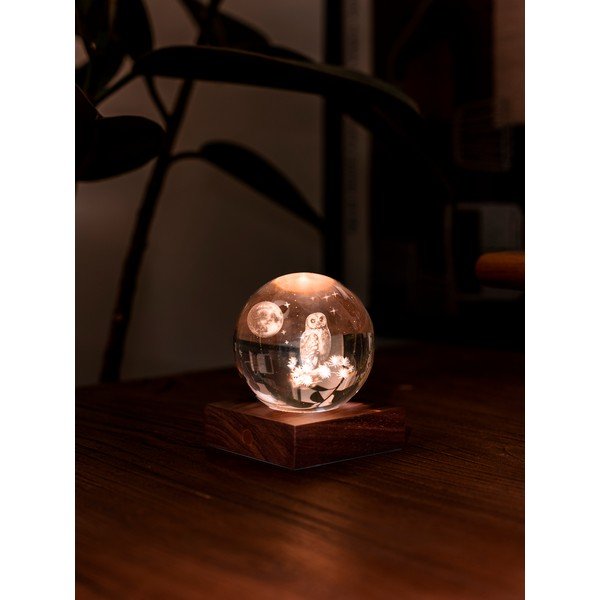 Svjetlosni ukras nešiojamas s USB ø 8 cm Amber – Gingko-image-3