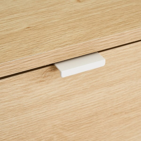 Visoka komoda u dekoru breze u prirodnoj boji 60x97,5 cm – Casa Selección-image-1